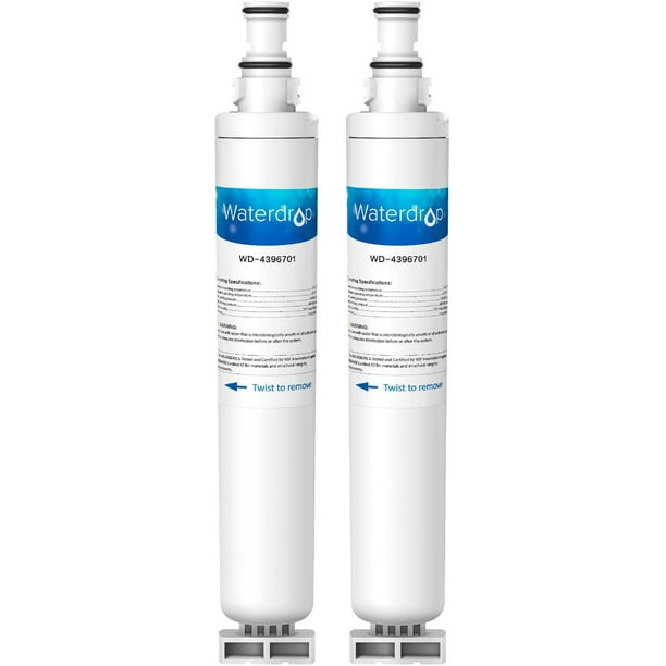 2-Pack Fits EDR6D1 Refrigerator Water Filter 6 Whirlpool Pur 4396701 46-9915 2-Pack Fits EDR6D1 Refrigerator Water Filter 6 Whirlpool Pur 4396701 46-9915